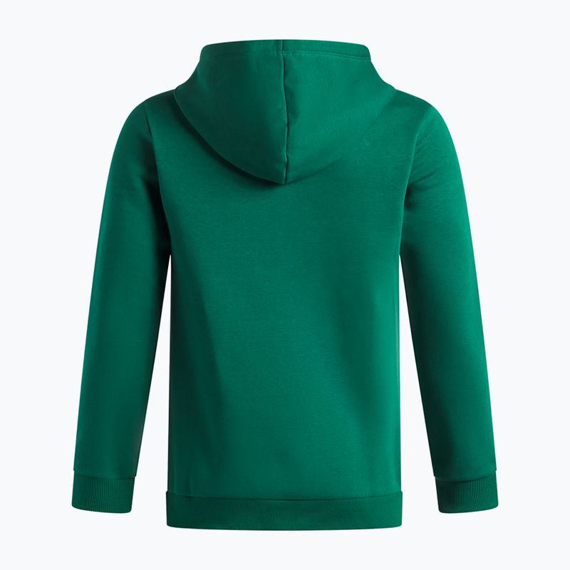 Detská mikina Under Armour B Rival Fleece Hoodie campus ivy/white 2
