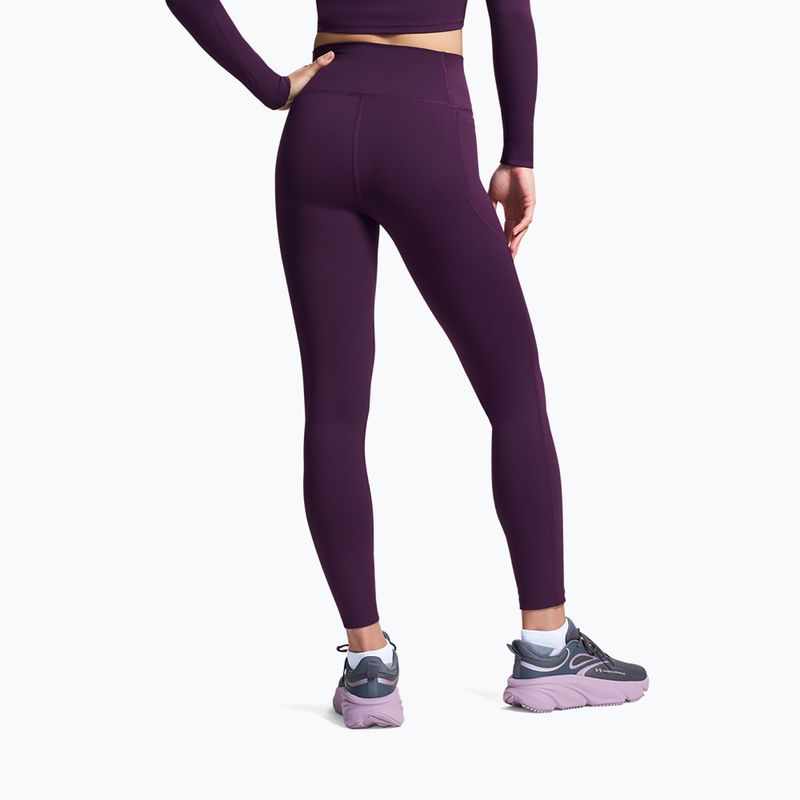 Dámske tréningové legíny Under Armour Motion Leggings purple echo/mauve pink 3