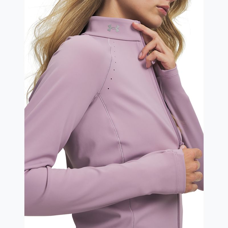 Dámska tréningová mikina Under Armour Vanish Elite mauve pink/metallic silver 3