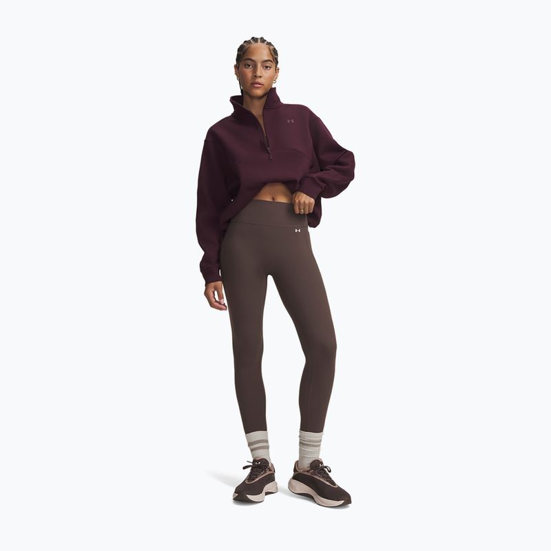 Dámske tréningové legíny Under Armour Motion Leggings peppercorn/white 2