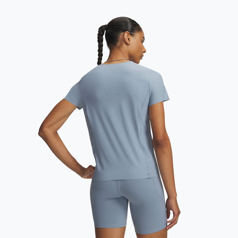 Dámske tréningové tričko Under Armour Vanish Elite SS blue wind/metallic silver 2