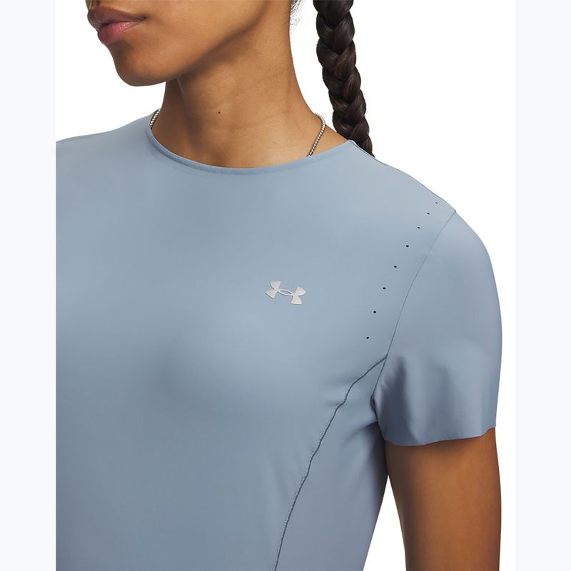 Dámske tréningové tričko Under Armour Vanish Elite SS blue wind/metallic silver 3