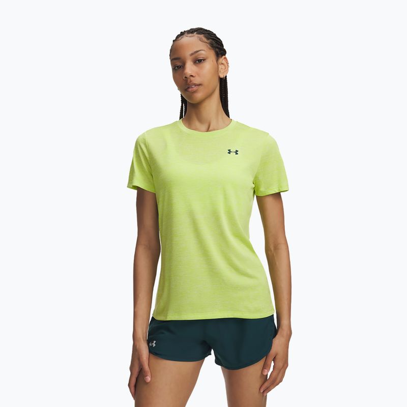Dámske tréningové tričko Under Armour Tech Twist green citrine/arden green