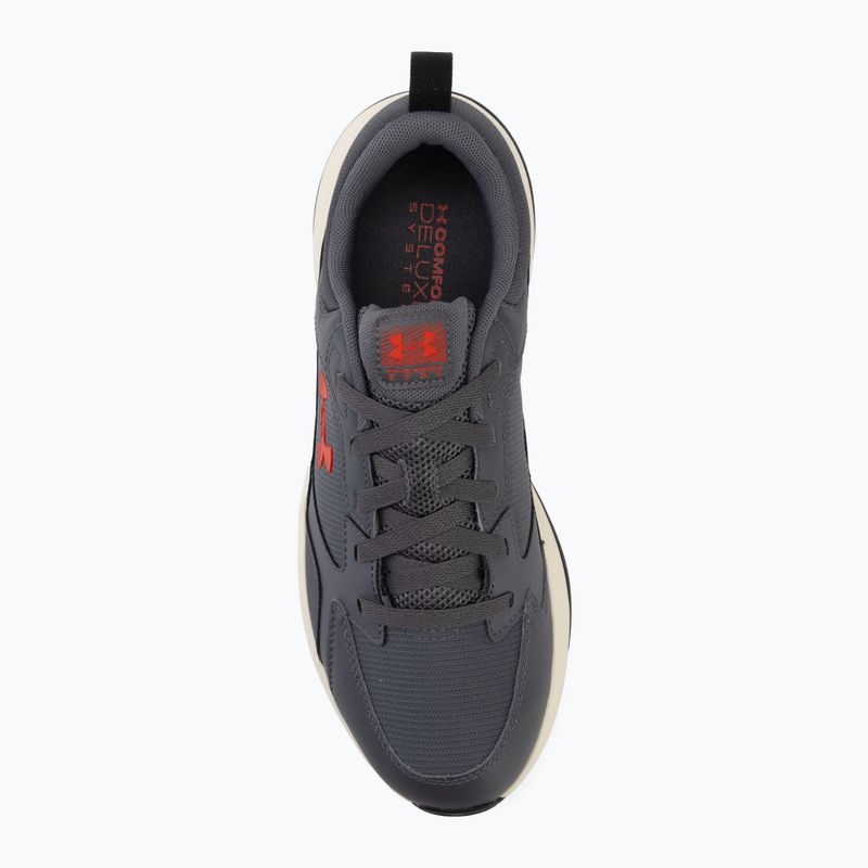 Pánske tréningové topánky Under Armour Charged Edge castlerock/winter white/anthem red 5