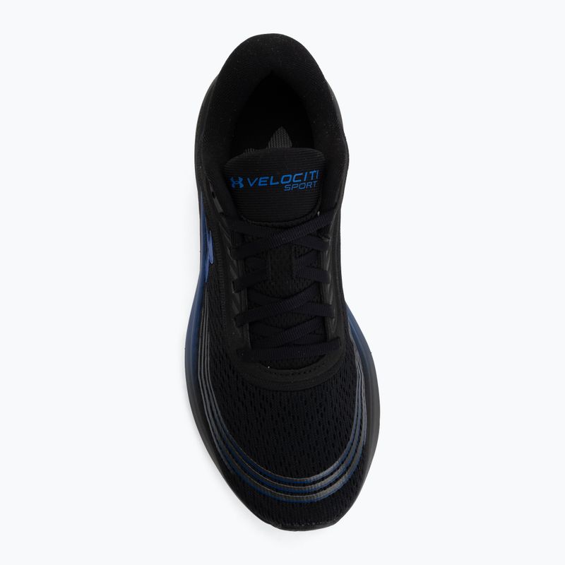 Pánske bežecké topánky Under Armour Velociti Sport black/black/team royal 5