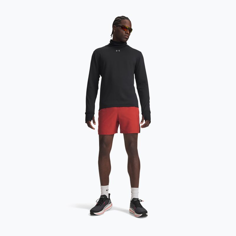 Pánske bežecké šortky Under Armour Launch 5" Shorts heritage red/black/reflective 2