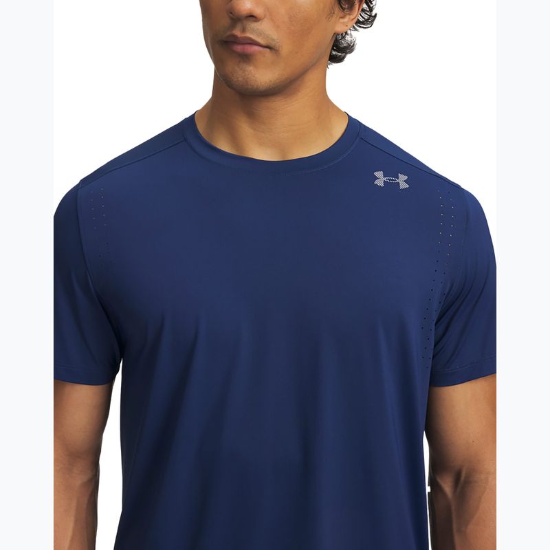 Pánske bežecké tričko Under Armour Velociti Pro SS blackout navy/reflective 3