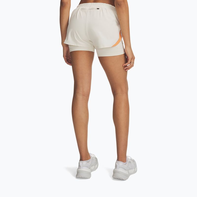 Dámske bežecké šortky Under Armour Velociti Pro 4" 2N1 Shorts stone/reflective 3