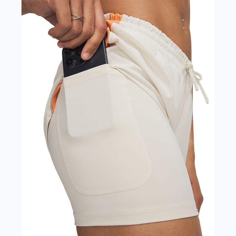 Dámske bežecké šortky Under Armour Velociti Pro 4" 2N1 Shorts stone/reflective 4