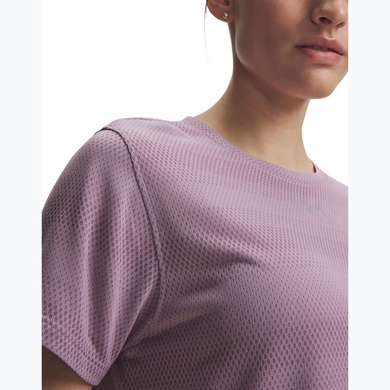Dámske bežecké tričko Under Armour Velociti SS mauve pink/reflective 3