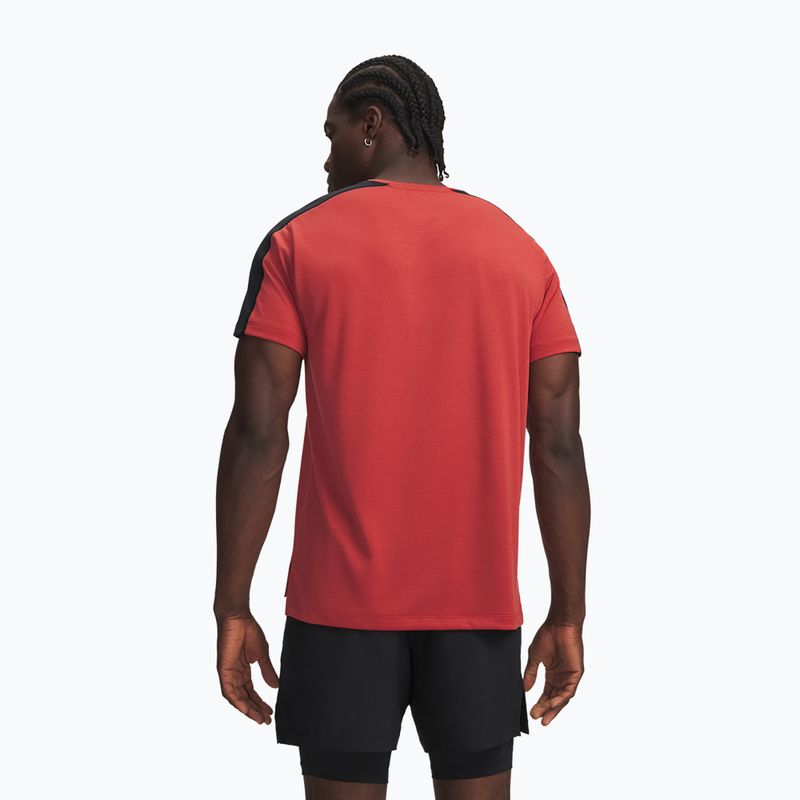 Pánske bežecké tričko Under Armour Velociti Reflect heritage red/black/reflective 2