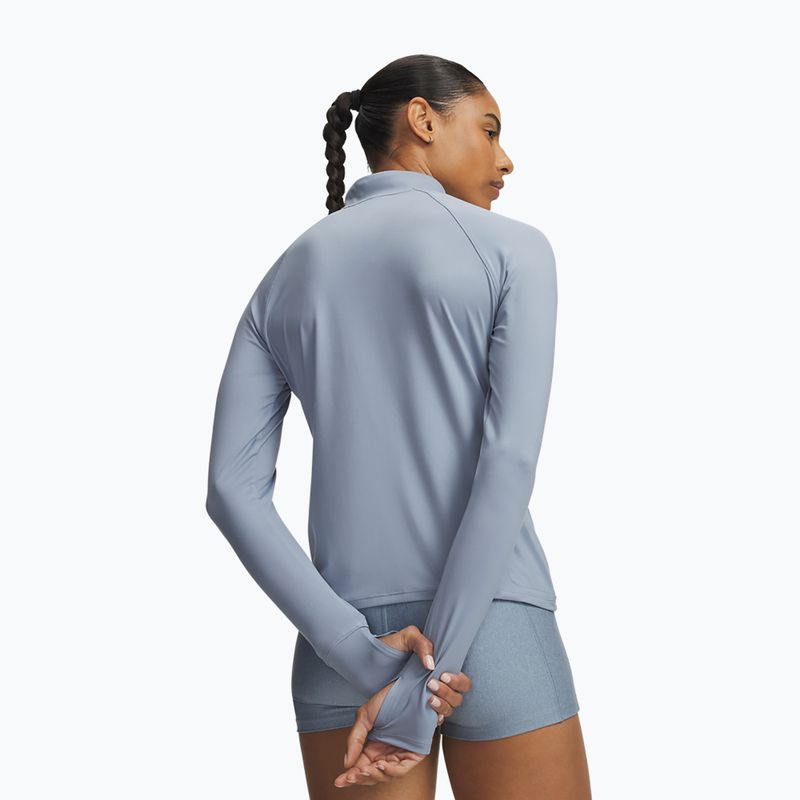 Dámska bežecká mikina Under Armour Velociti Half Zip blue wind/reflective 2