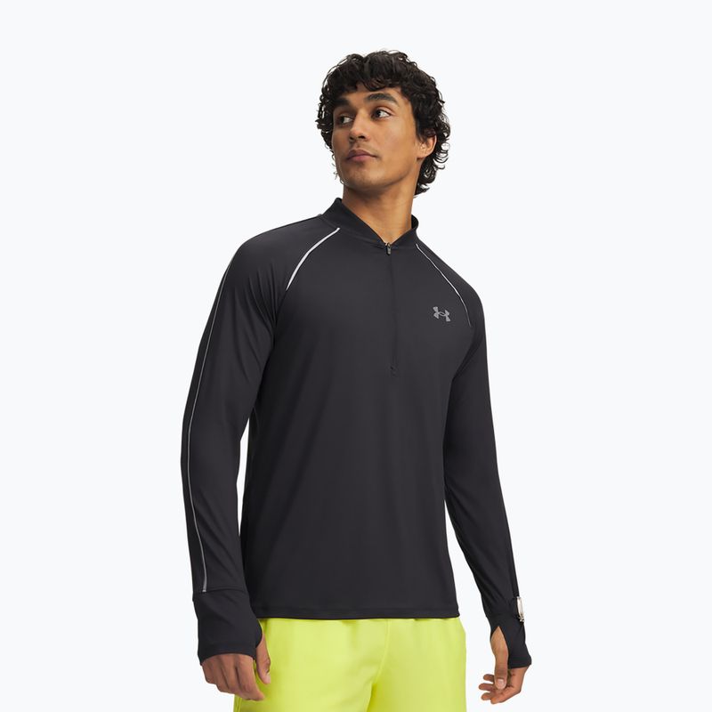 Pánska bežecká mikina Under Armour Velociti Half Zip ultimate black/reflective