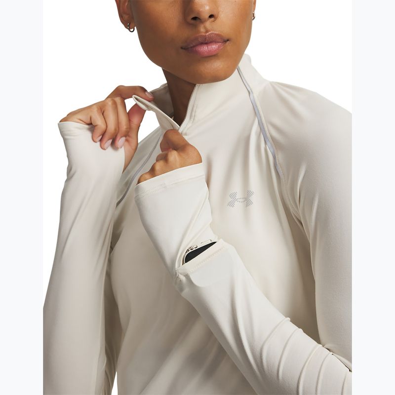 Dámska bežecká mikina Under Armour Velociti Half Zip stone/reflective 3