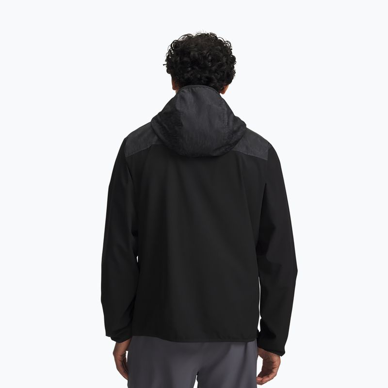 Pánska bežecká bunda Under Armour Velociti Storm Jacket ultimate black/reflective 2