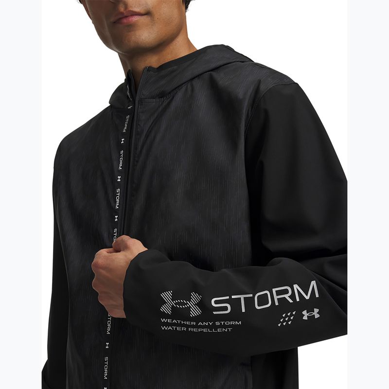 Pánska bežecká bunda Under Armour Velociti Storm Jacket ultimate black/reflective 4