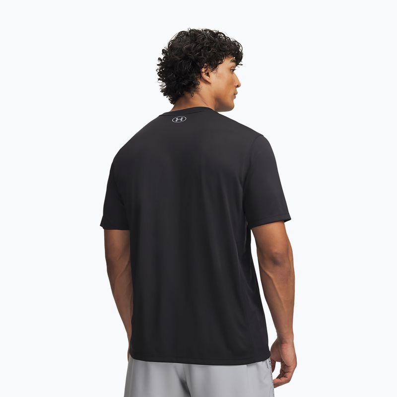 Pánske tréningové tričko Under Armour Tech Utility SS black/steel 2