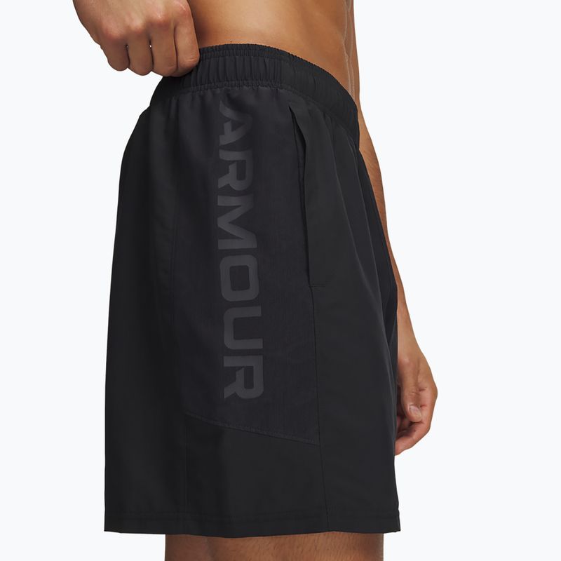 Pánske tréninkové šortky Under Armour Tech Utility Shorts black/steel 4