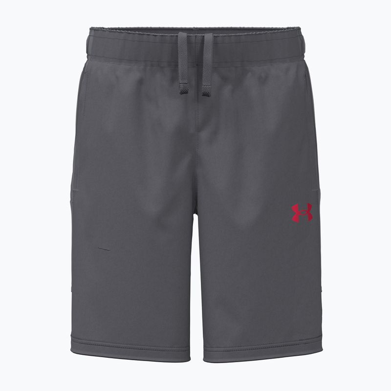 Detské šortky Under Armour Tech Utility Woven Shorts castlerock/mod gray/racer red