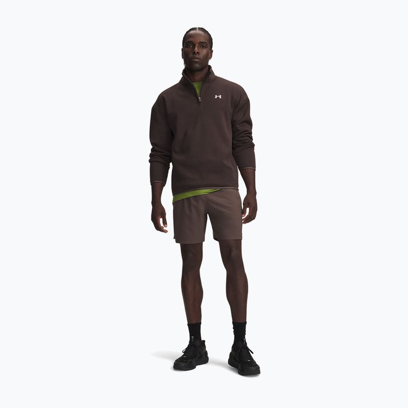 Pánske tréninkové šortky Under Armour Vanish Woven 2.0 Shorts peppercorn/white 2