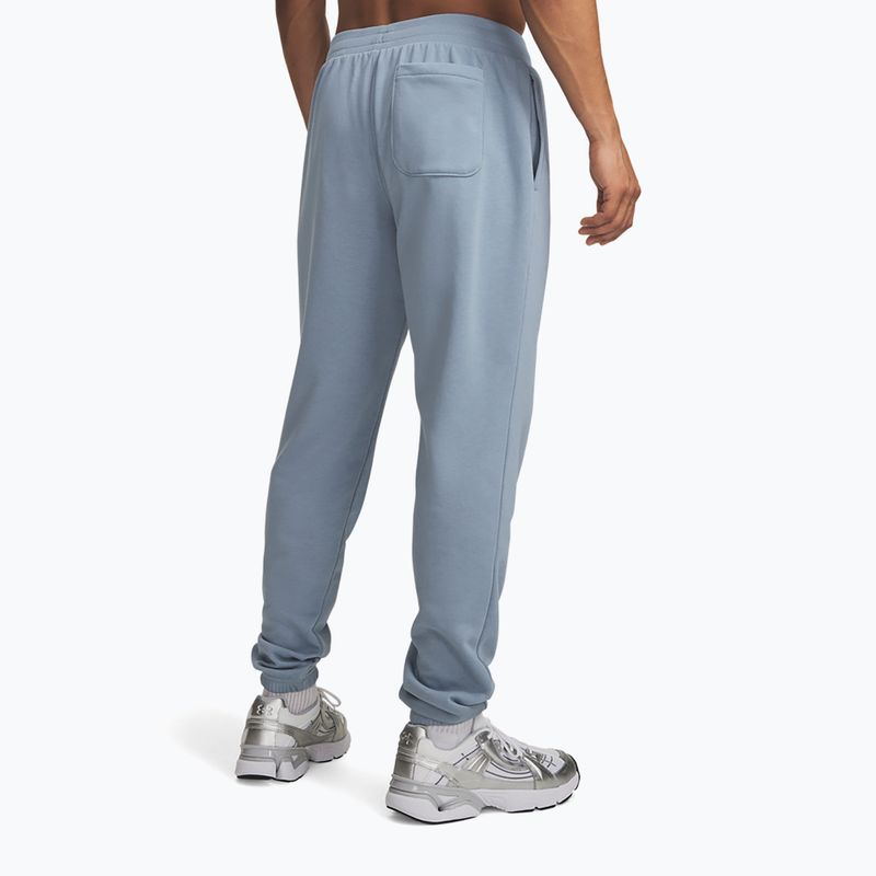 Pánske nohavice Under Armour Rival LW Jogger blue wind/black 3
