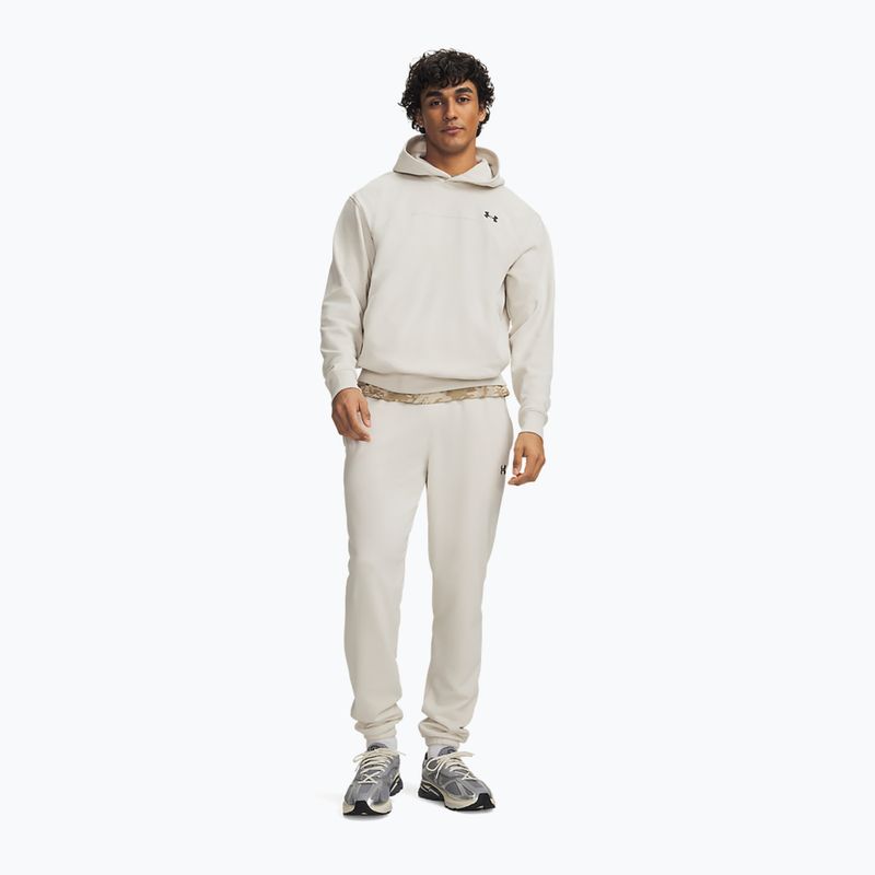 Pánske nohavice Under Armour Rival LW Jogger summit white/black 2