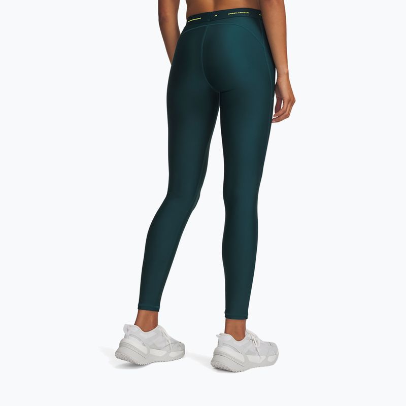 Dámske tréningové legíny Under Armour HeatGear Novelty Leggings arden green/green citrine 3