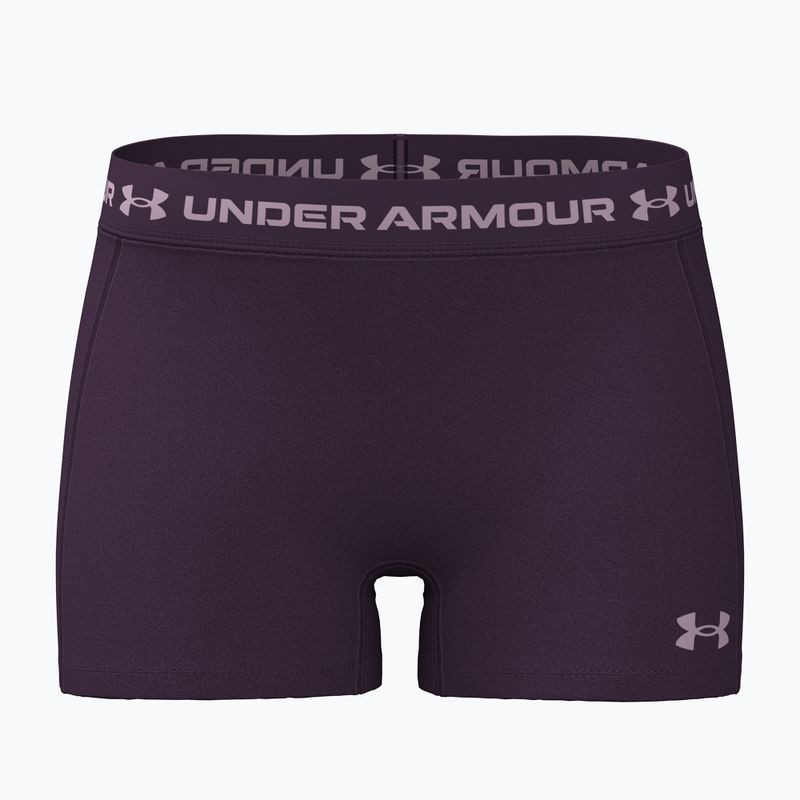 Dámske tréningové šortky Under Armour HeatGear Shorty purple echo/mauve pink