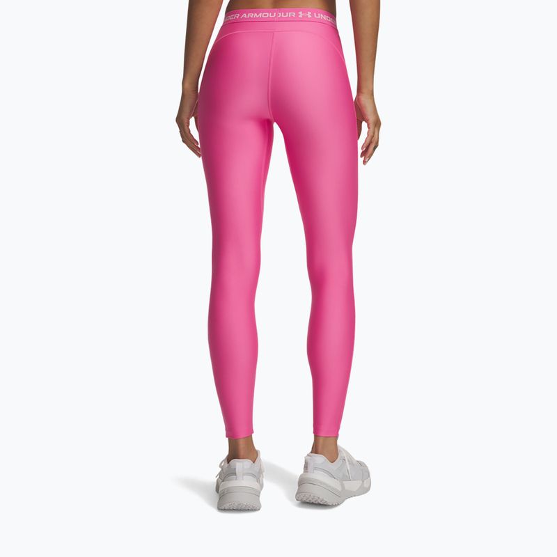 Dámske tréningové legíny Under Armour HeatGear Leggings pink frenzy/prime pink 2