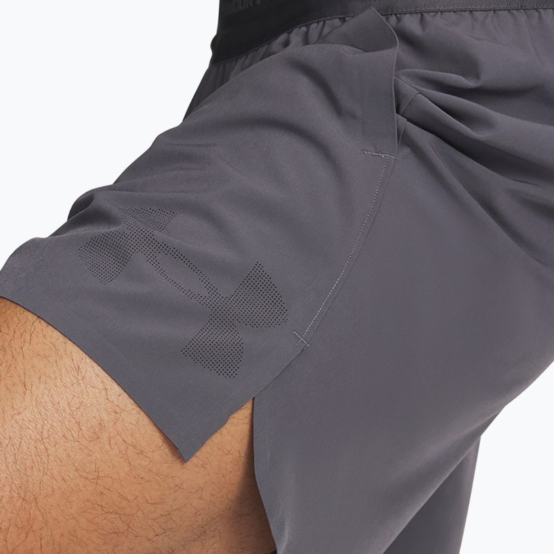 Pánske tréningové nohavice Under Armour Vanish Elite 6in castlerock/castlerock 4