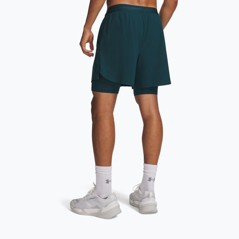 Pánske tréninkové šortky Under Armour Vanish Elite 2IN1 Shorts arden green/arden green 3