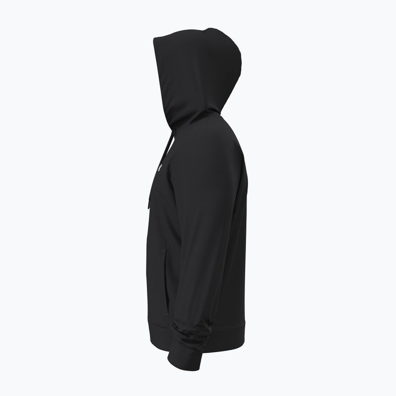 Pánska mikina Under Armour Flex Fleece Hoodie ultimate black/white 3