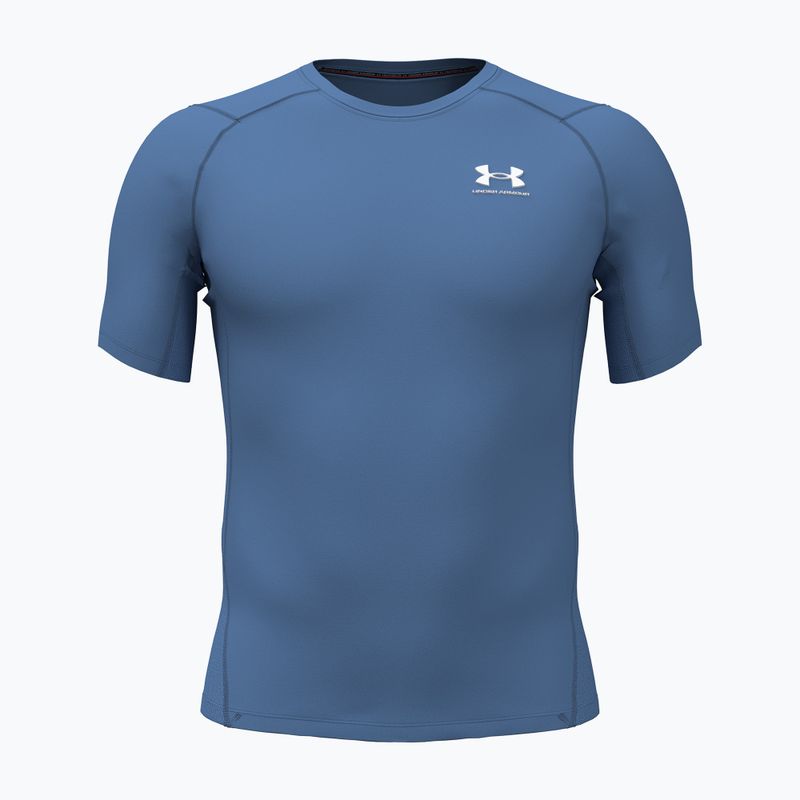 Pánske tréningové tričko Under Armour HG Armour Comp aegean blue/white