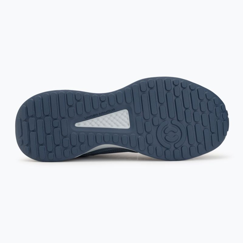 Pánske tréningové topánky Under Armour Edge Leather gravel/blue fog/blackout navy 4