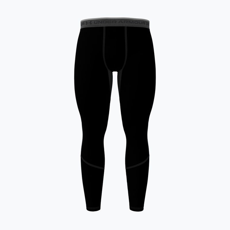Pánske tréningové legíny Under Armour Coldgear Elite Leggings ultimate black/ultimate black/Reflective