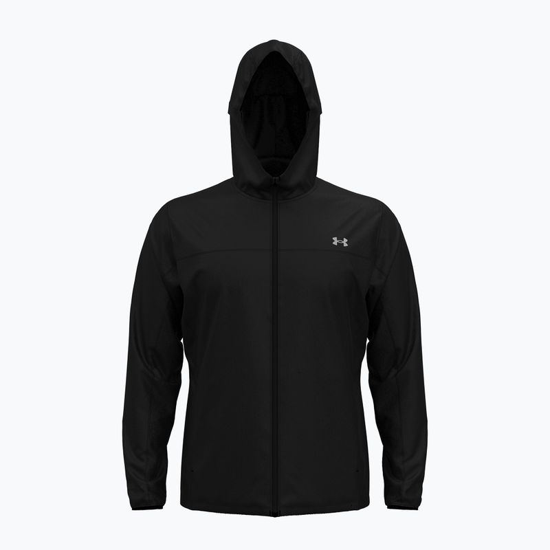 Pánska bežecká bunda Under Armour Velociti Storm Jacket black/reflective