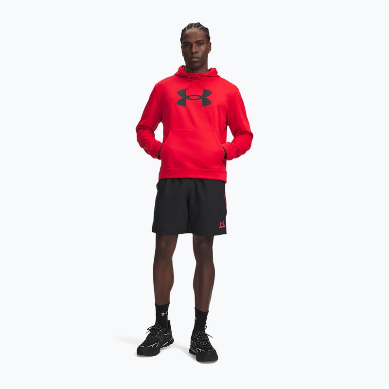 Pánske tréninkové šortky Under Armour Tech Sport black/racer red/racer red 2