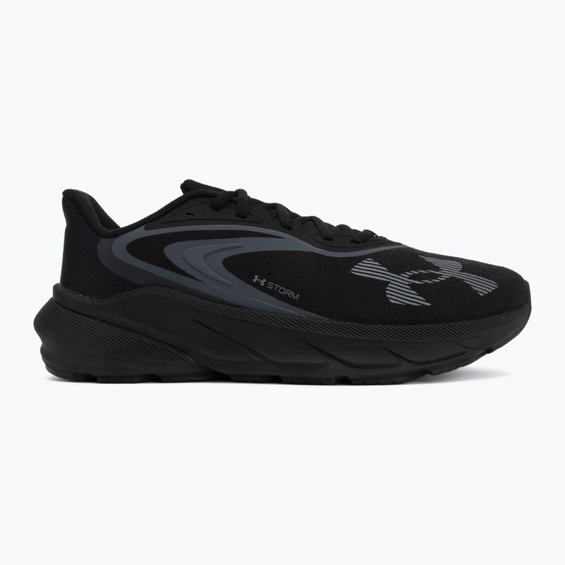 Pánske bežecké topánky Under Armour Turbulence 3 Storm black/castlerock/metallic gun metal 2