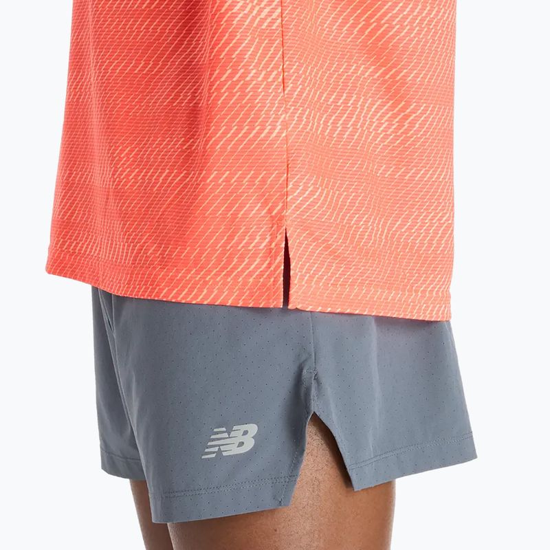 Pánske bežecké tričko New Balance Sport Essentials Printed red 5