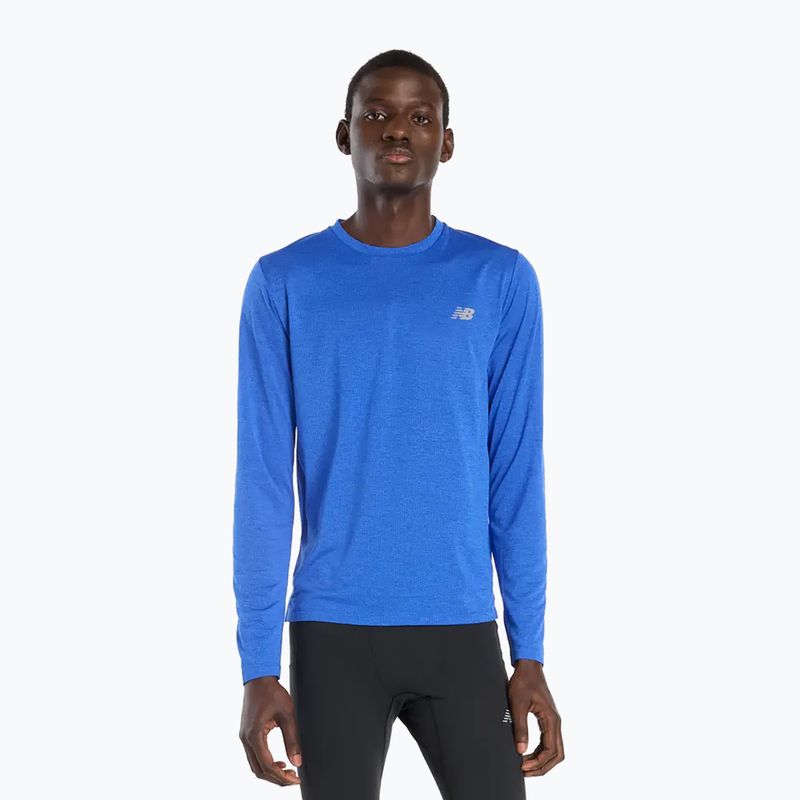 Pánske tričko longsleeve New Balance Athletics blue gemstone