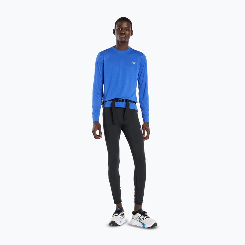 Pánske tričko longsleeve New Balance Athletics blue gemstone 2