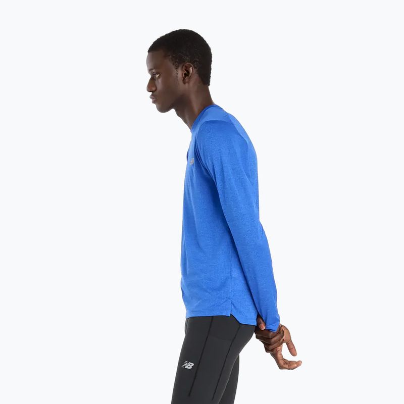 Pánske tričko longsleeve New Balance Athletics blue gemstone 4