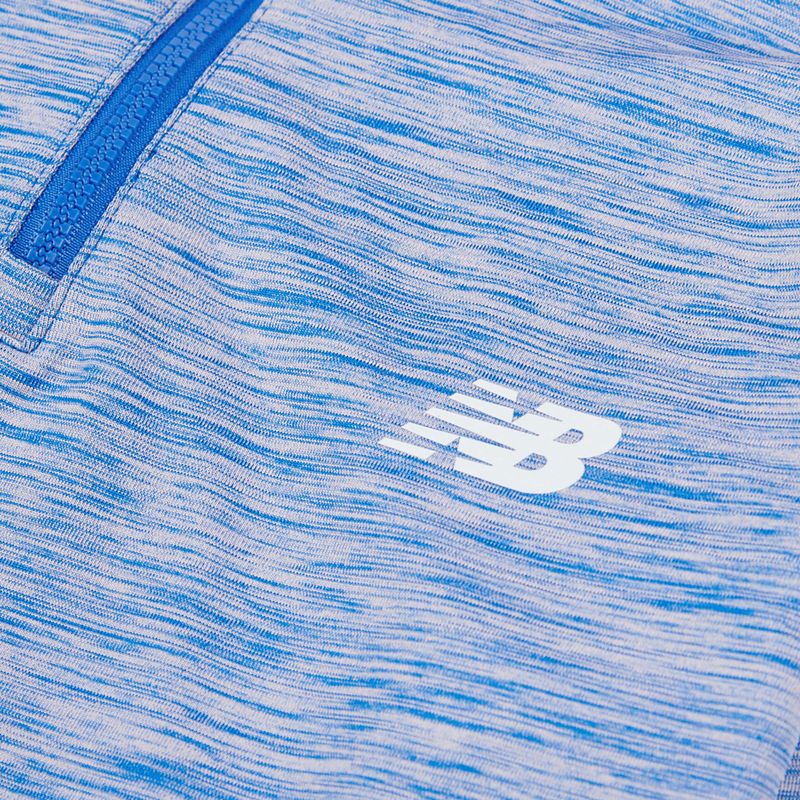 Detská mikina New Balance Athletics Quarter Zip Funnel blue gemstone 8
