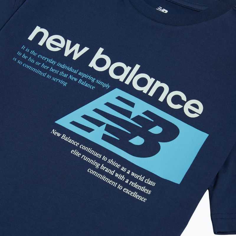 Detské tričko New Balance Authentic Brand Players Graphic Tee nb navy 9