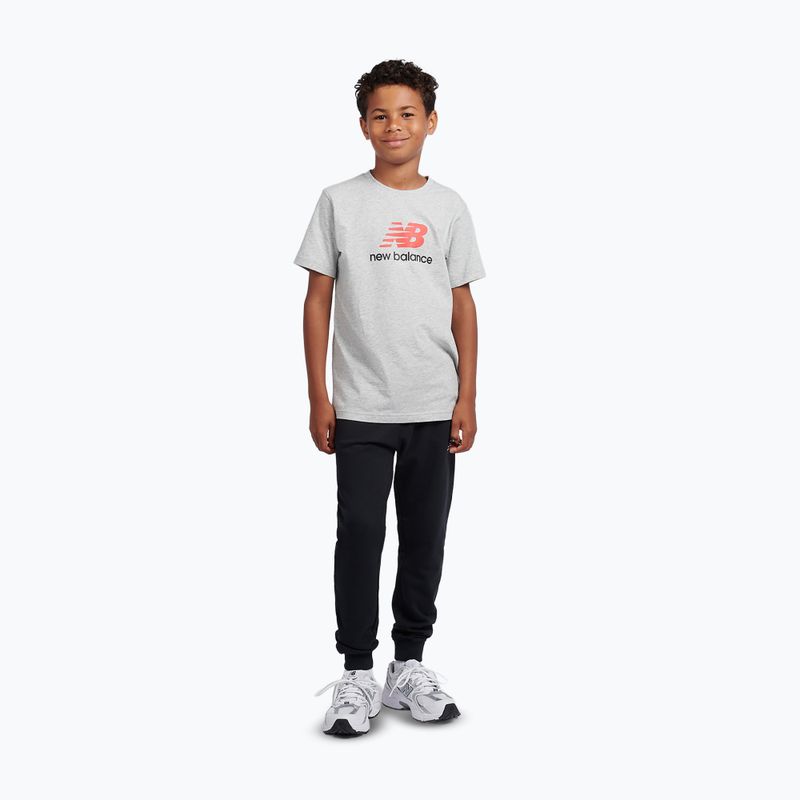 Detské tričko New Balance Jersey Stacked Logo Tee athletic grey heather 2