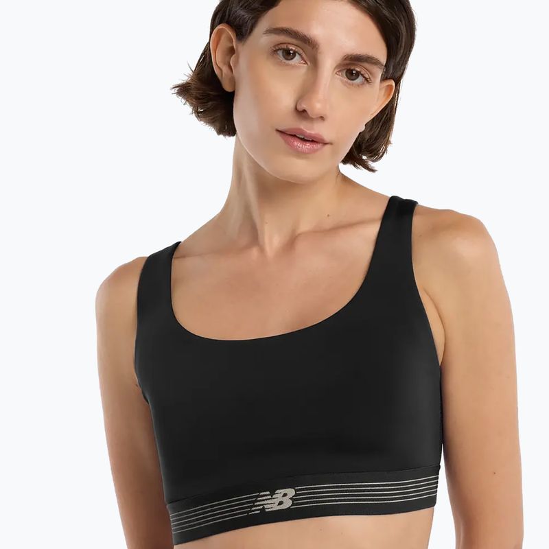 Fitness podprsenka New Balance AC Train black/white 5