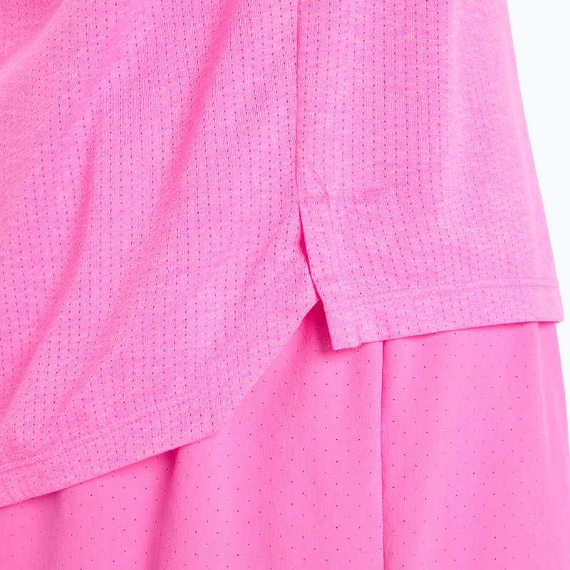 Pánske tričko New Balance Athletics Run pink heat heather 6