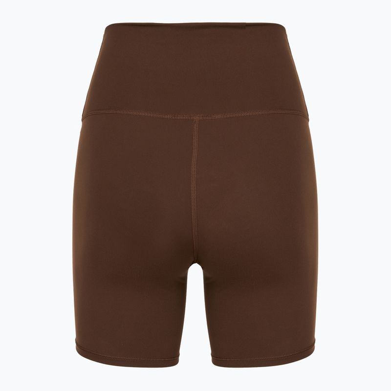 Dámske šortky New Balance Harmony High Rise pumpernickel 7