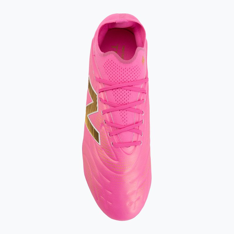 Futbalové kopačky New Balance Tekela Elite Low V5 FG pink heat/metallic gold/pink satin 5
