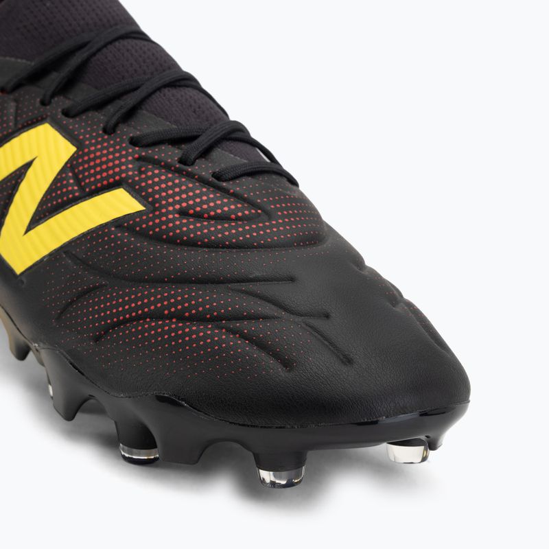 Futbalové kopačky New Balance Tekela Team Low V5 FG black 100/punch yellow/fire cracker 7